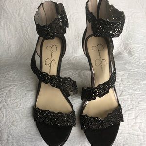 Jessica Simpson Geela High Heel Sandals ,like new
